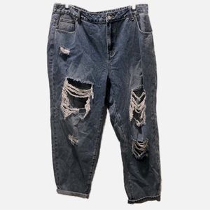 Shein distressed jeans size 2X